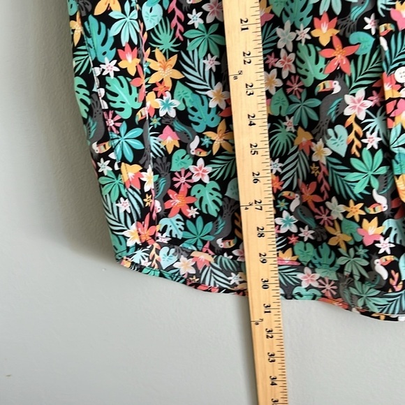 CHUBBIES The Bloomerang Button Down Tropical Print Shirt Size XL - Picture 12 of 13